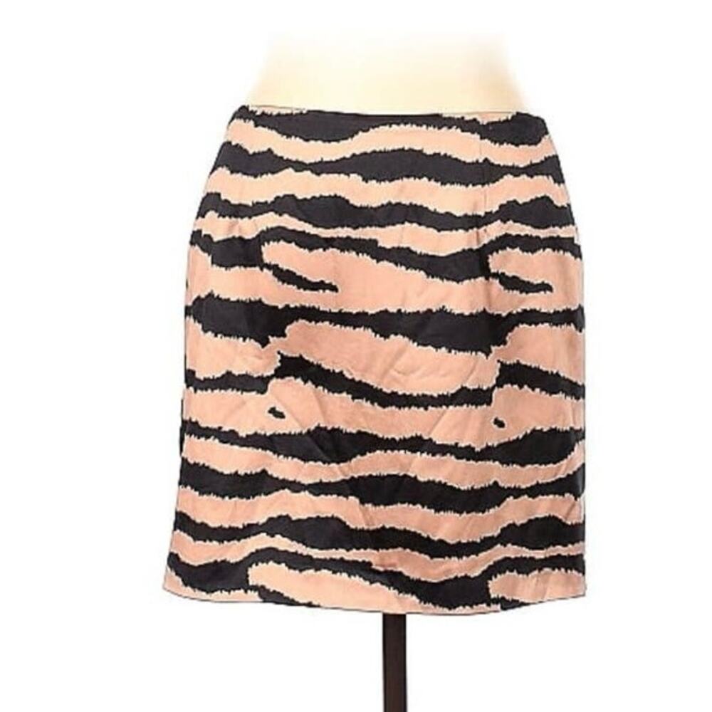 Akaiv Zebra Print Mini Skirt, Polyester, $18, Size M, B53